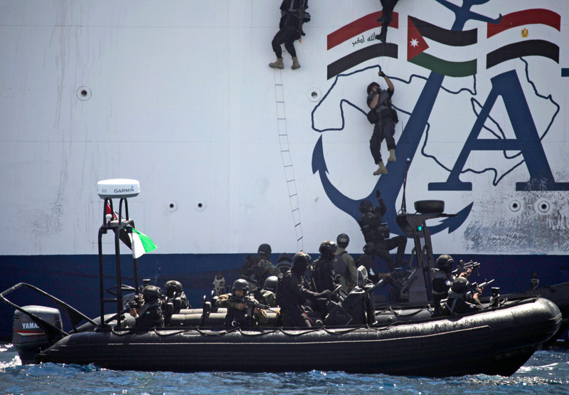Illustration for article titled Check Out These Sweet Maritime Warfare Shots From Exercise Eager Lion